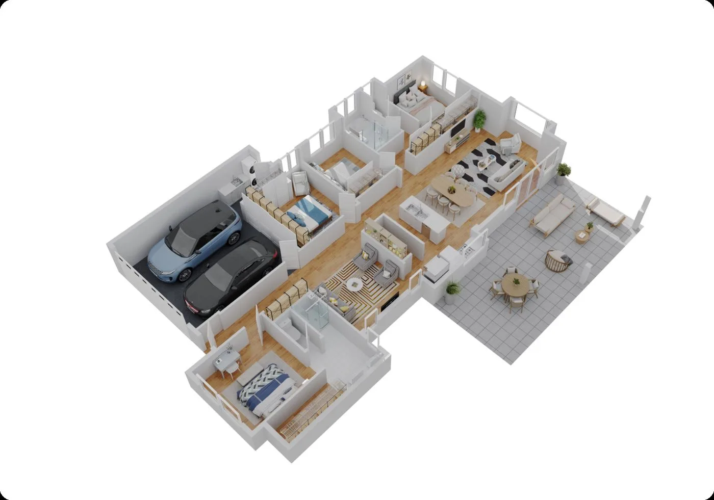 3D floor plan in DIY Betates